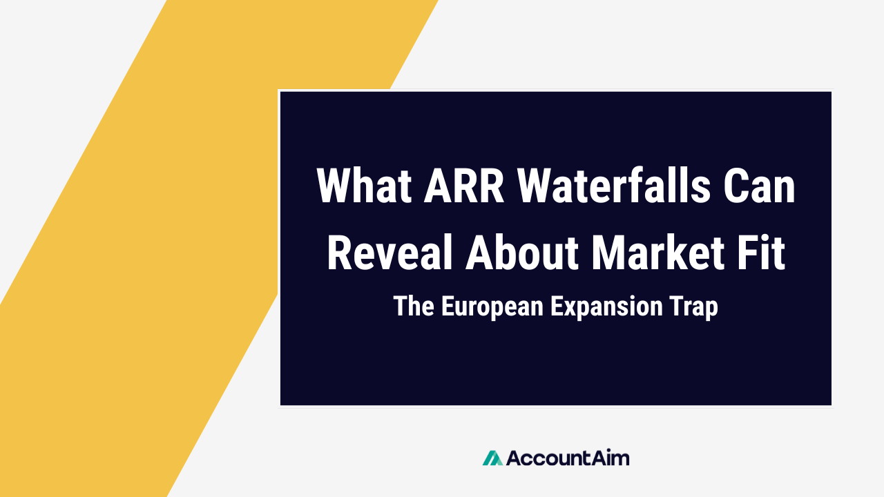ARR Waterfalls and Market Fit