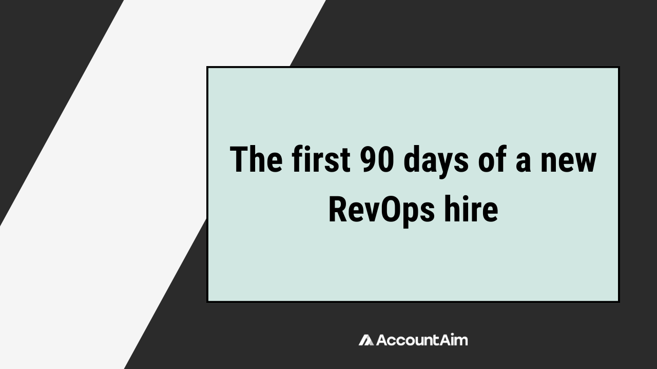 new revops hire