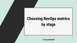 RevOps metrics by stage