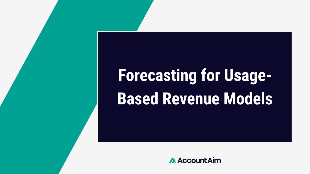 Usage-based revenue models in RevOps