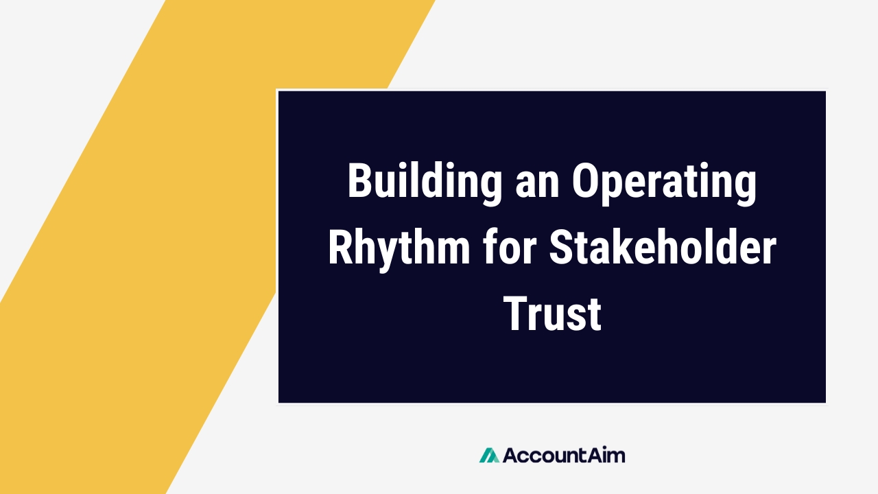 Operating Rhythm in RevOps