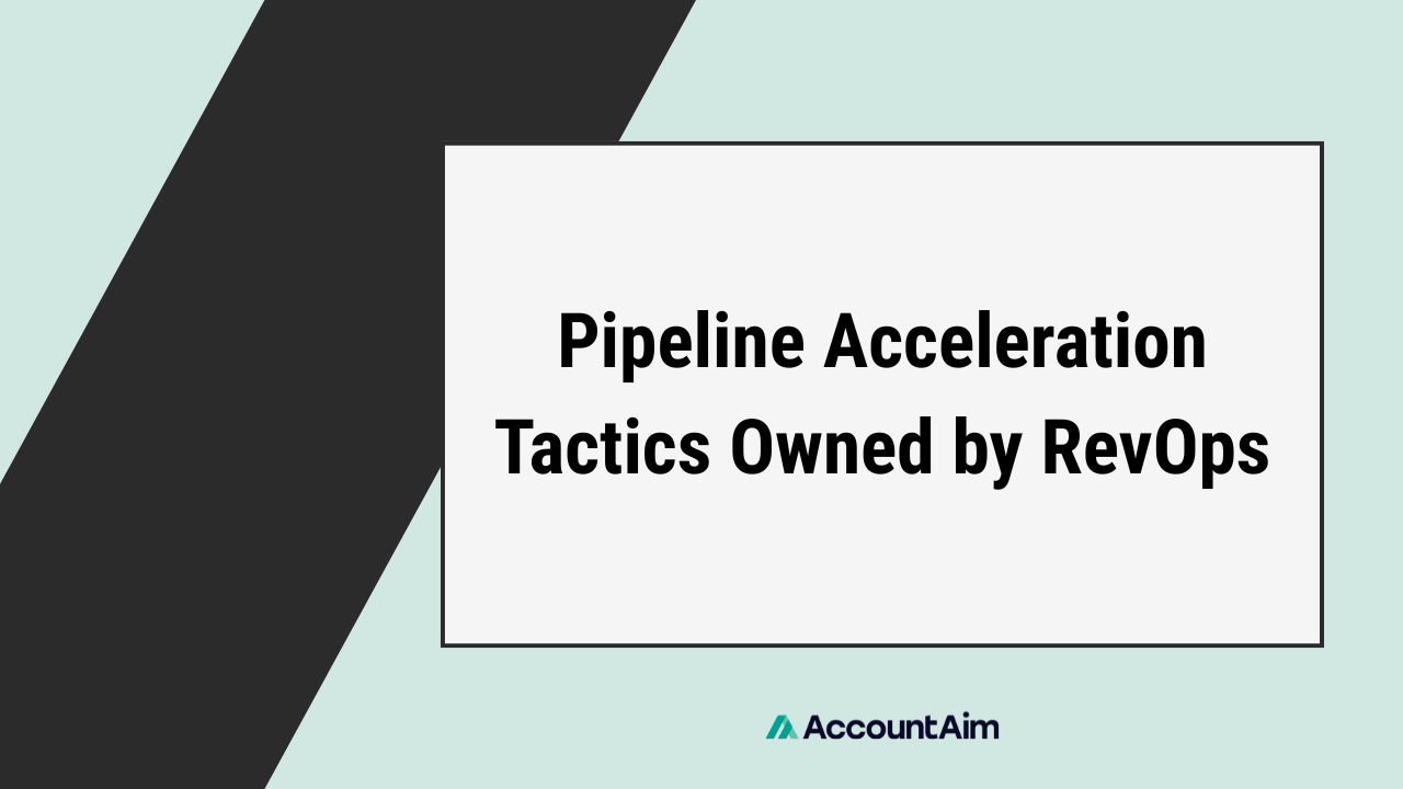 RevOps pipeline acceleration