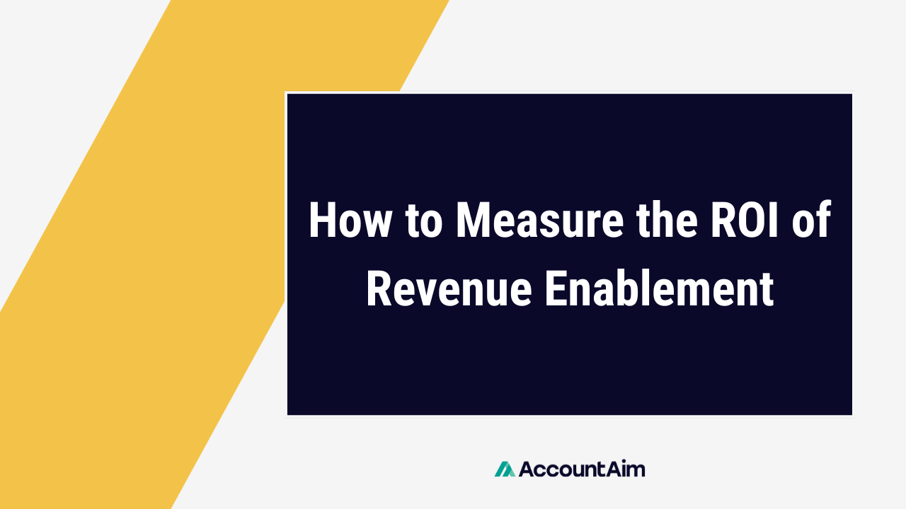 Revenue Enablement ROI