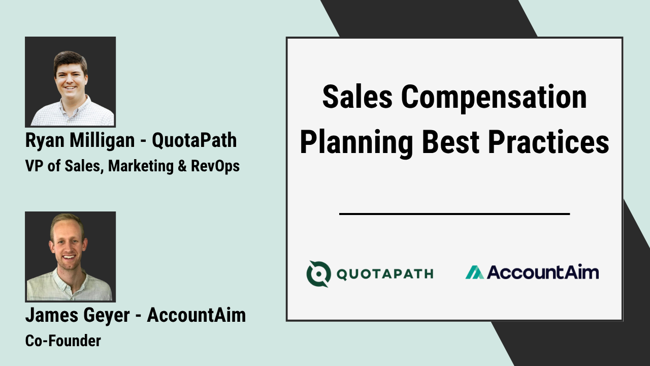 Sales Compensation Planning Best Practices